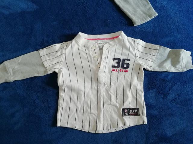 Lote de blusas para bebê menino