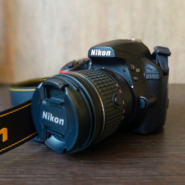 Nikon D3400 + Lente 18-55 + Case