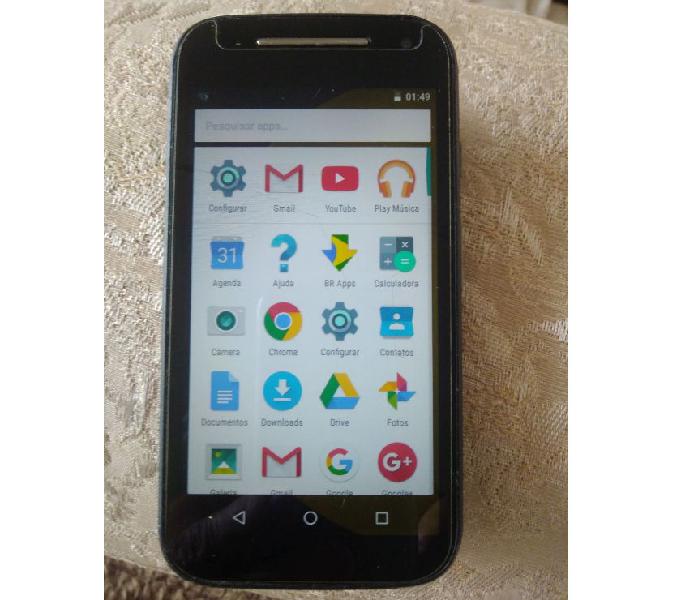 Smartphone Moto E2 4g 16gb Andr. 6.0 Peq.trincos Na Pelicula