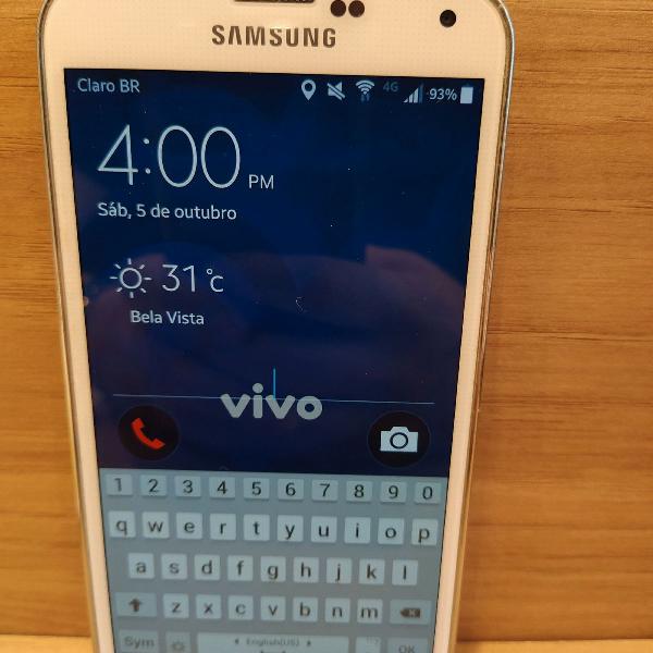 Smartphone Samsung Galaxy S5 Branco.