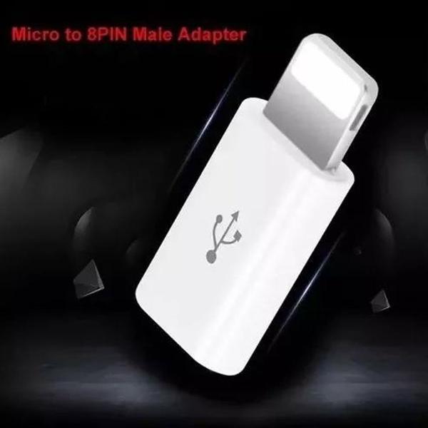 adaptador iphone 5 6 7 plus ipad micro usb para lightning