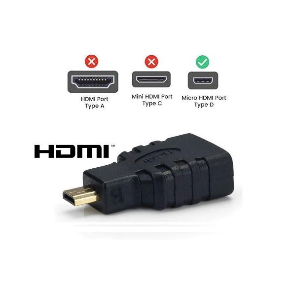 adaptador mini hdmi macho x hdmi fêmea