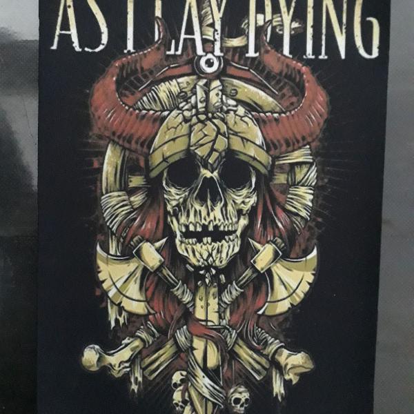 backpatch as i lay dying - metalcore - 28x20 - patch costas