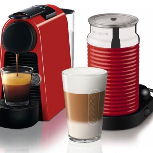 cafeteira nespresso essenza mini vermelho para café