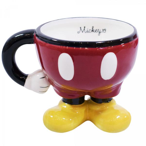 caneca de porcelana dysney mickey mouse assinada linda corpo