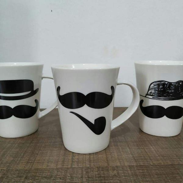 caneca mustache