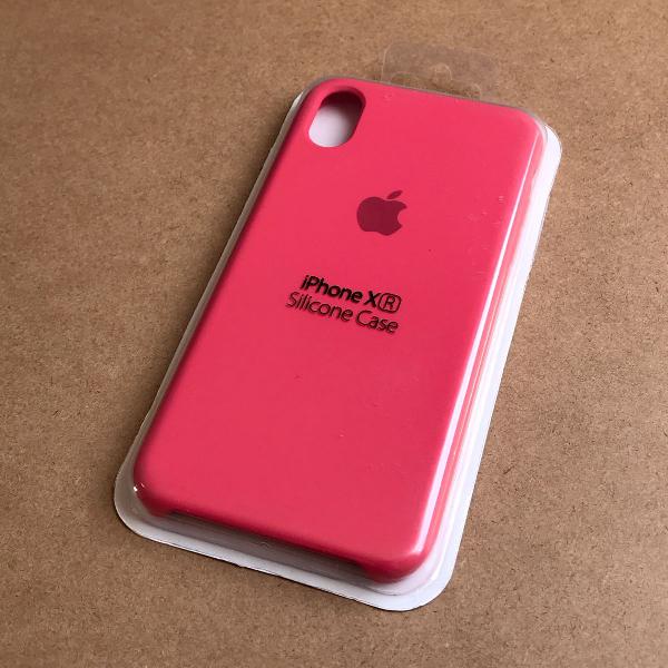 capinha silicone apple - iphone xr vermelho