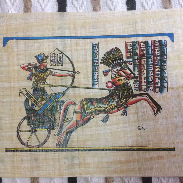 gravura egipcia - papiro