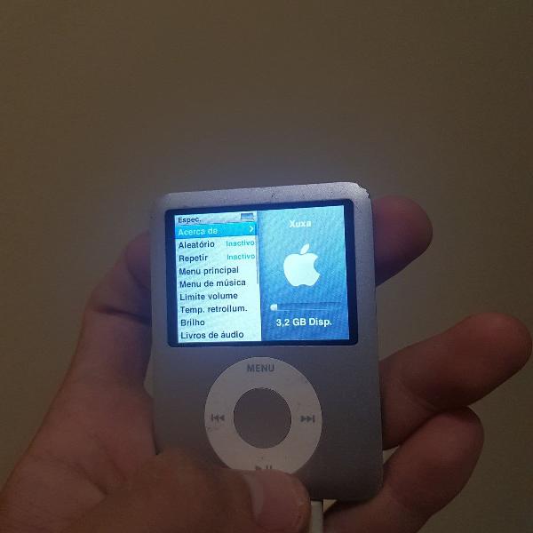 ipod nano 4gb 3 geração, raro