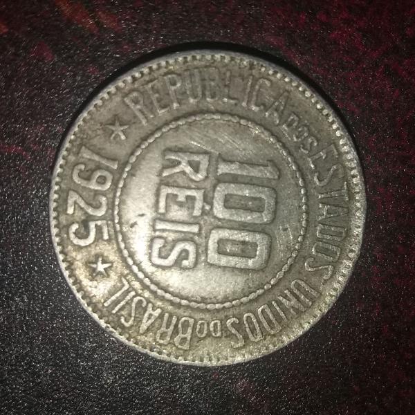 moeda 100 réis 1925