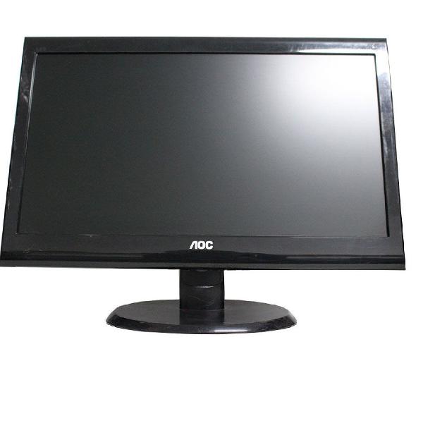 monitor aoc 19,5" led widescreen e2050sw semi novo