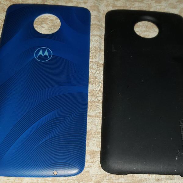 moto snap bateria e capa para motorola linha z