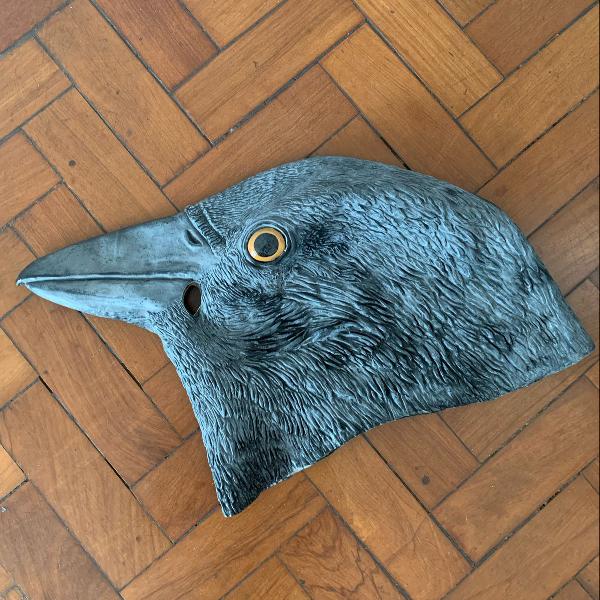 máscara de látex de corvo