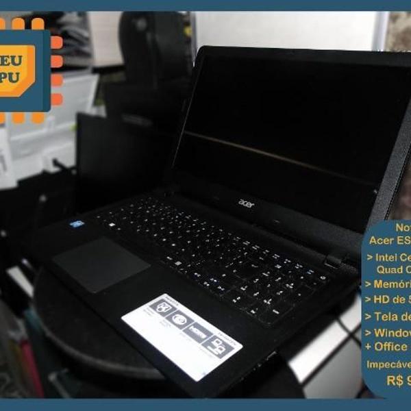 notebook acer intel quad core 4gb ram 500gb hd