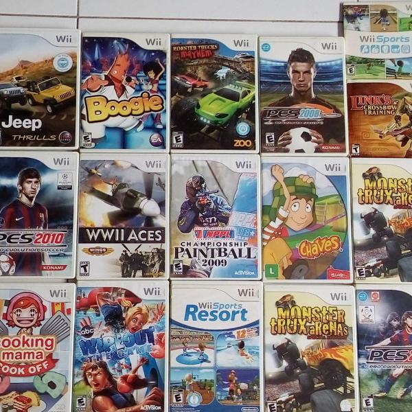 16 Excelentes Jogos Originais Nintendo Wii.