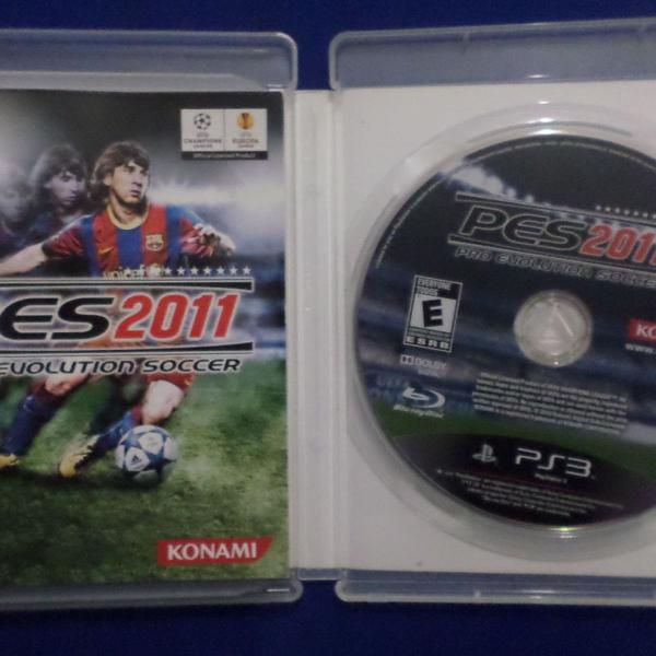 Blue Ray Pes 2011 Ps3 Mídia Física Sem Riscos