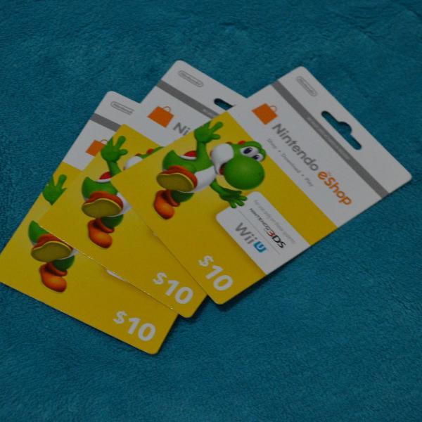 Cartão Nintendo eShop $10