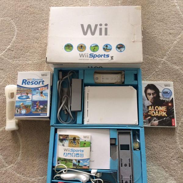 Console Wii + 2 jogos