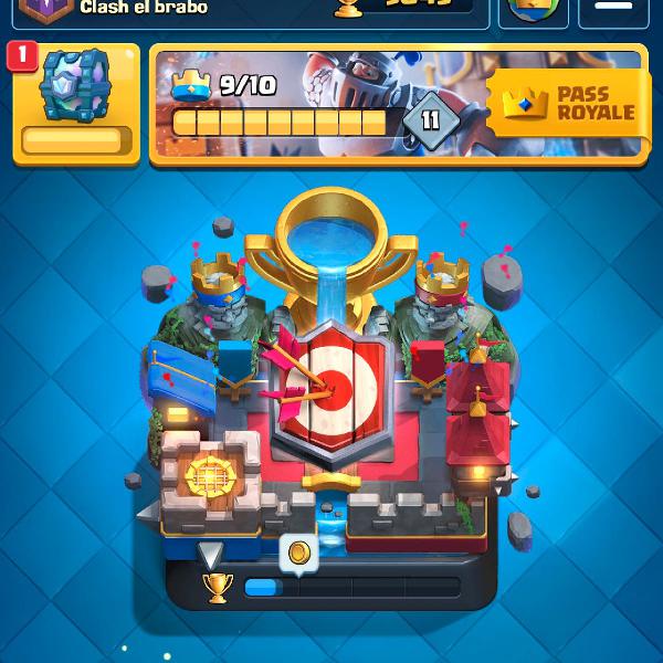 Conta Gemada Clash Royale! Mestre