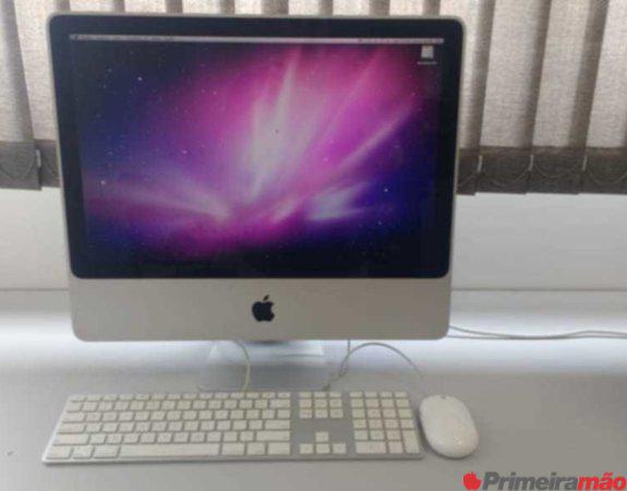 Imac tela 20, intel core 2 duo, 2,4 ghz, 250 gb memoria hd