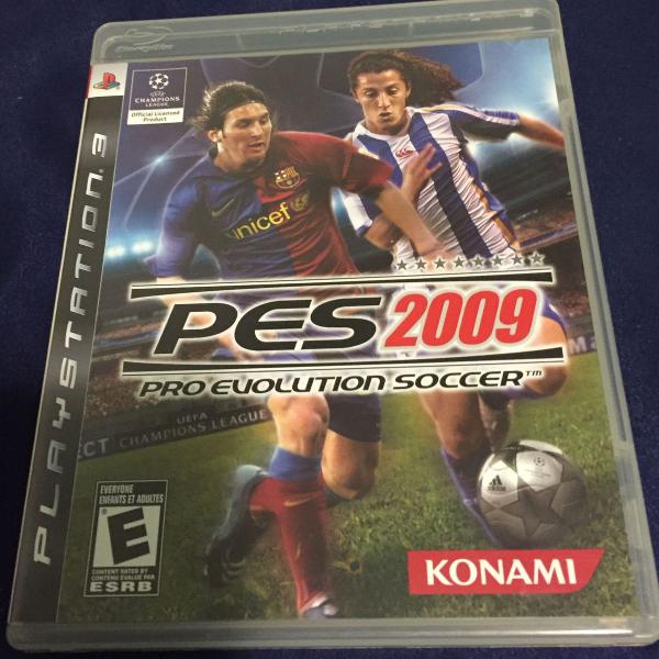 Jogo PS3 - PES2009 - Pro Evolution Soccer
