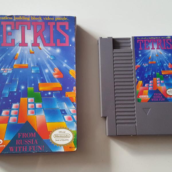 Jogo Tetris Original Nes Nintendo 8 Bits