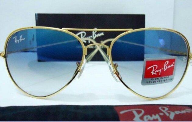 Oportunidade! Rayban Aviator Azul Degradê