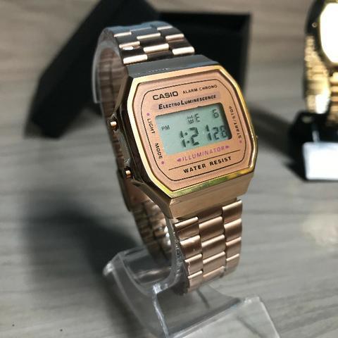 Relógio Casio Vintage A168R a pronta entrega