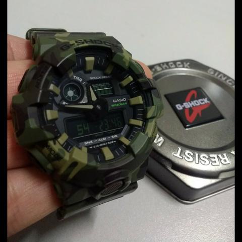 Relógio G-shock Camuflado Ga-700cm-3adr Original