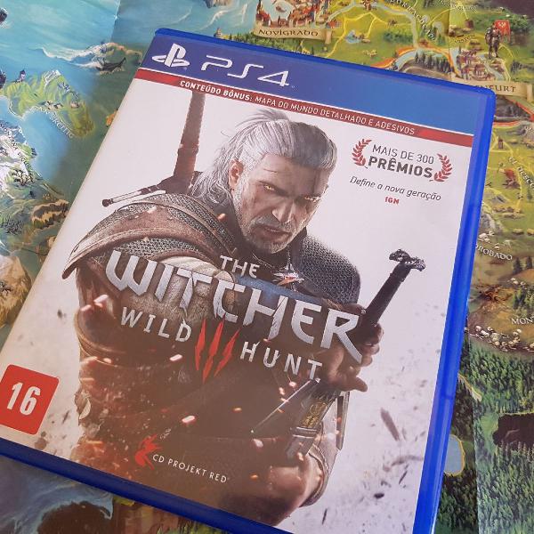 The Witcher 3 - Wild Hunt (Acompanha mapa do game)