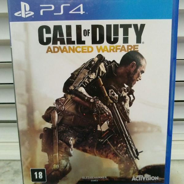 blu-ray jogo call of duty advanced warfare para ps4,