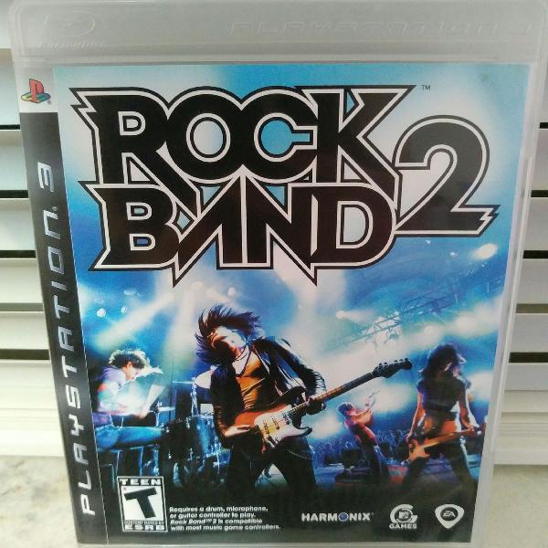 blu-ray jogo rock band 2 para ps3