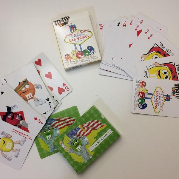 cartas de baralho m&amp;m