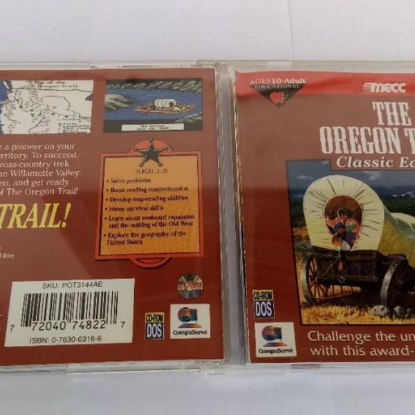 cd rom the oregon trail classic edition 1996