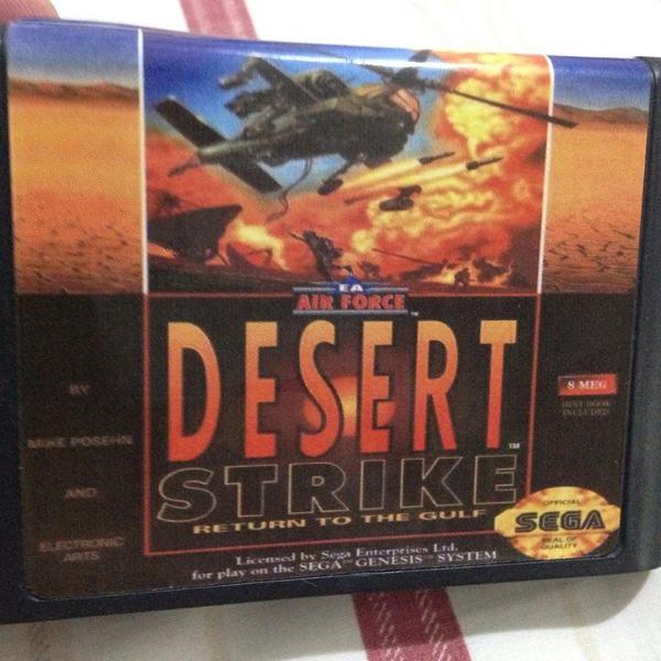desert strike sega mega drive genesis paralelo r$74