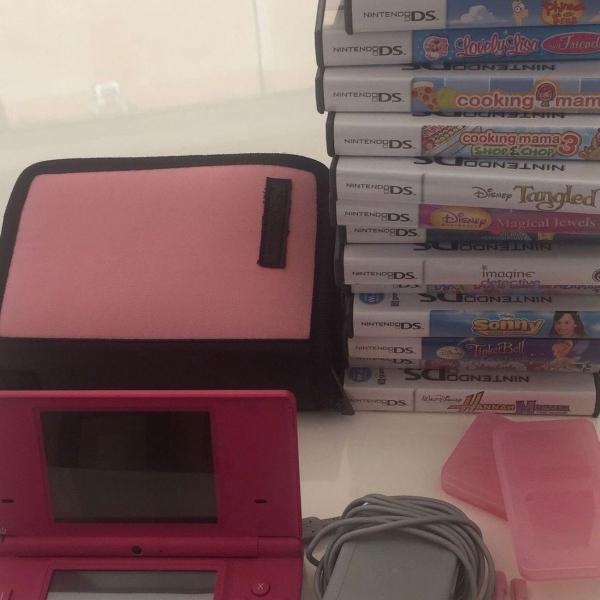 dsi nintendo completo e com +14 jogos