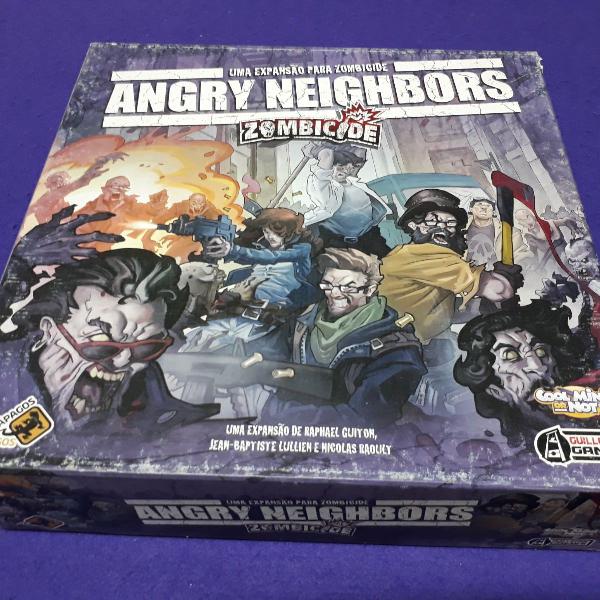 expansão para jogo zombicide angry neighbors