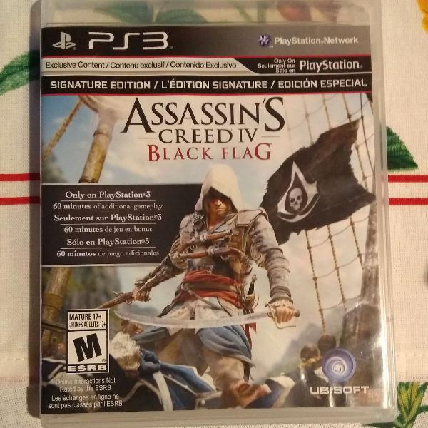 jogo assassin's creed iv black flag para ps3