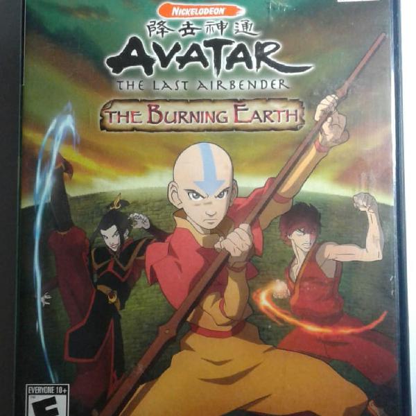 jogo avatar playstation 2 the last airbender the burning