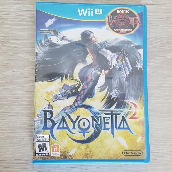 jogo original wiiu bayonetta 2 + 1. mídia física