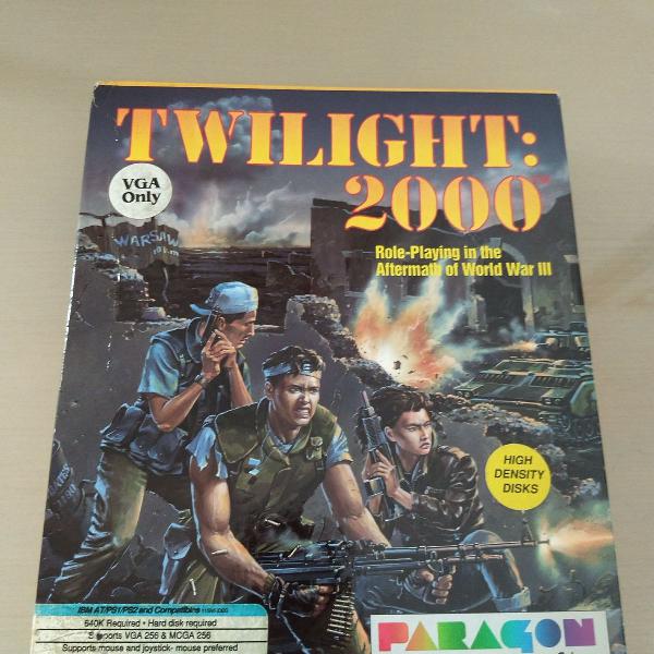 jogo para pc vintage - twilight 2000 ainda em disquete 5 1/4