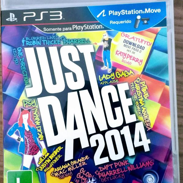 jogo playstation 3 - just dance 2014