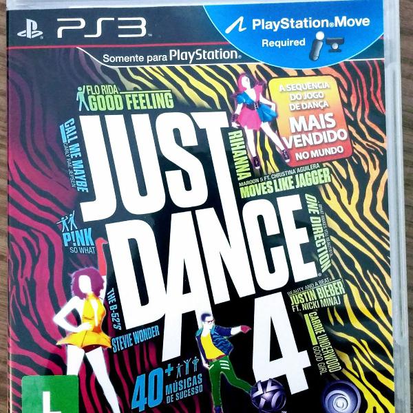 jogo playstation 3 - just dance 4