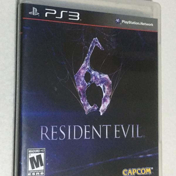 jogo ps3 - resident evil 6 - capcom