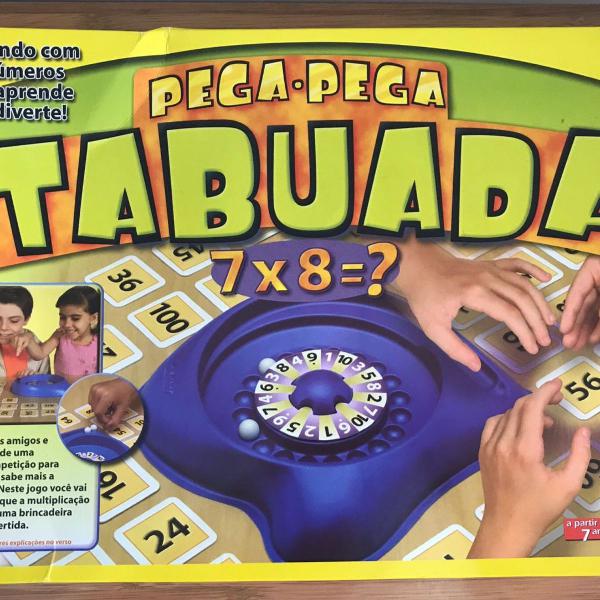 jogo tabuleiro pega pega tabuada Grow