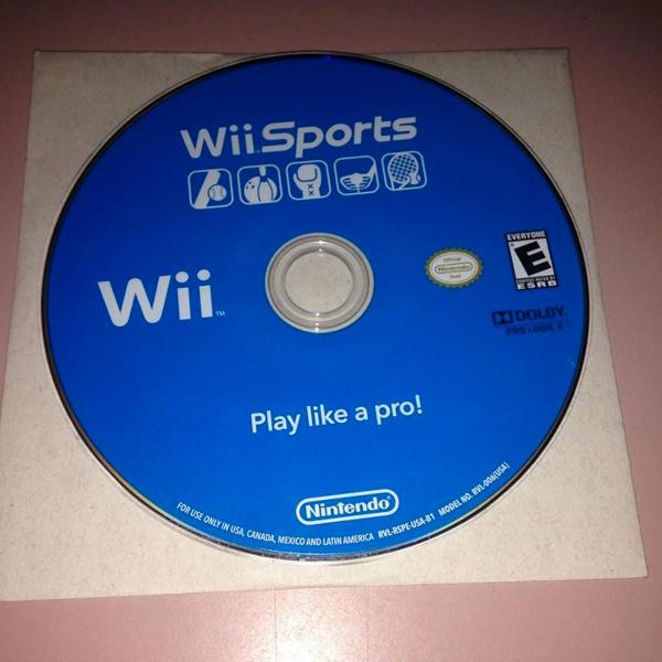 nintendo wii sports original usado só a midia r$47