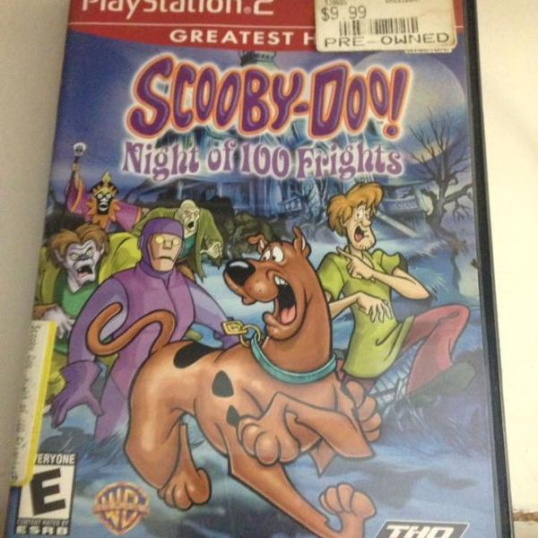 playstation 2 scooby-doo! night of 100 frights completo r$90