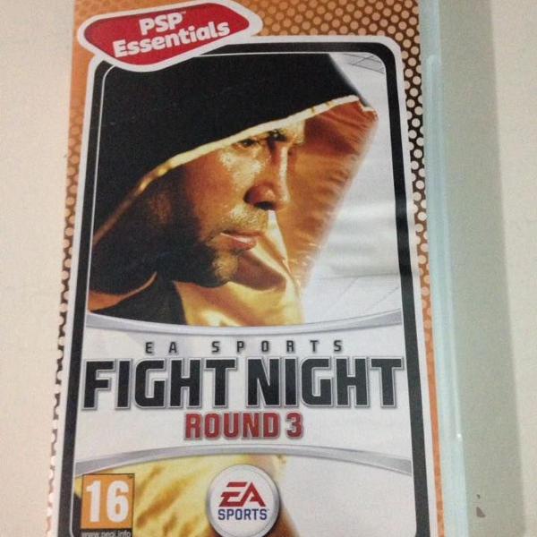 psp playstation fight night round 3 boxing completo r$79