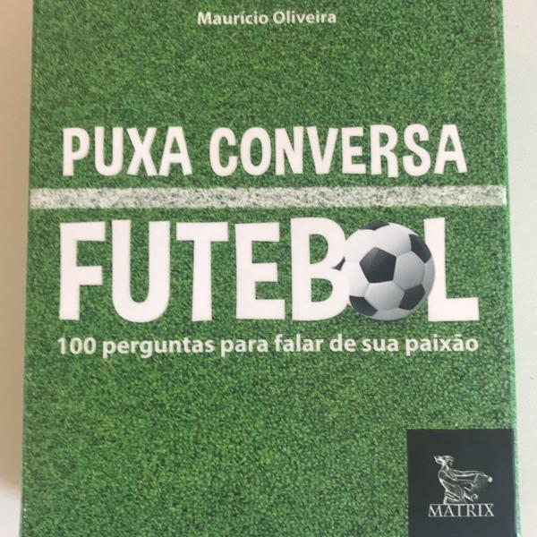 puxa conversa futebol livro em forma de caixinha