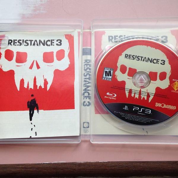 resistance 3 playstation 3 ps3 sega completo r$79